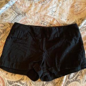 Black jean shorts size 7/8